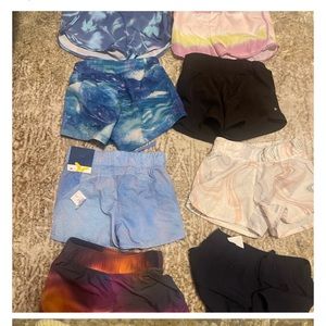 Lot of 8 Girls Size 5 shorts